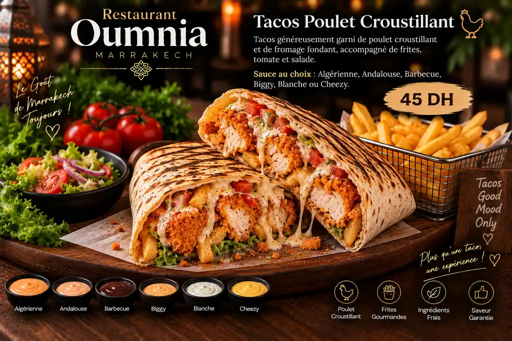Tacos Poulet Croustillant 🍗🌮