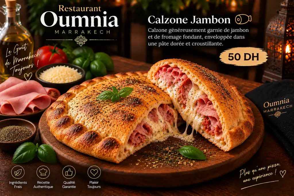 Calzone Jambon 🍕