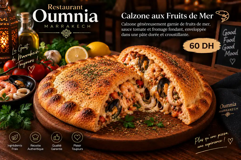 Calzone aux Fruits de Mer 🦐🍕