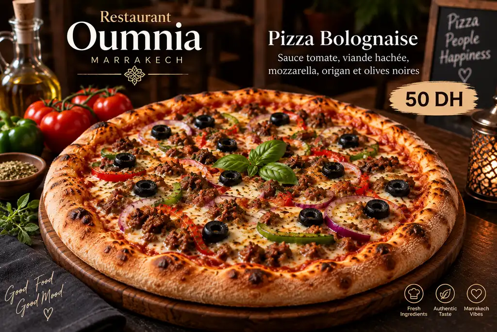 Pizza Bolognaise