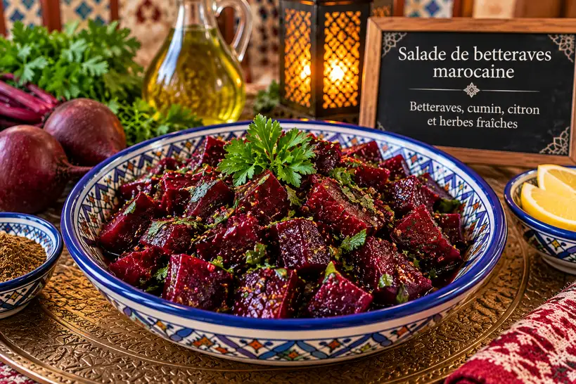 Salade de betteraves marocaine