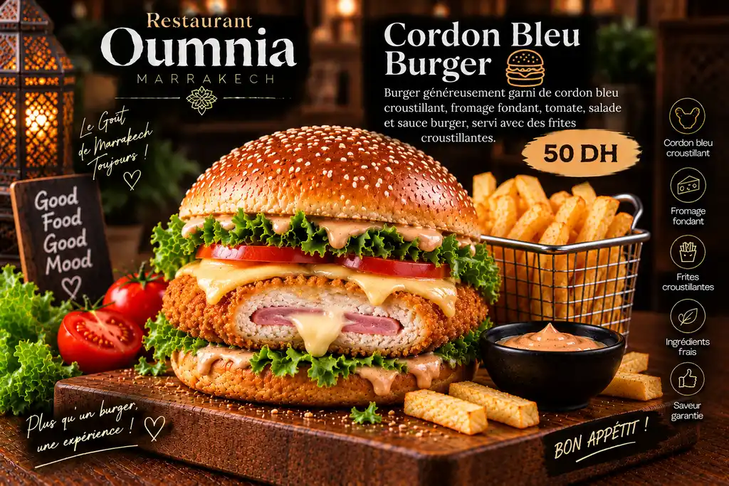 Cordon Bleu Burger 🍔🍗🧀