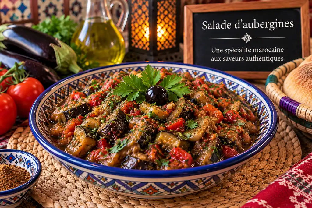 Salade d’aubergines marocaine
