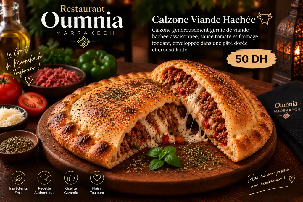 Calzone Viande Hachée 🥩🍕