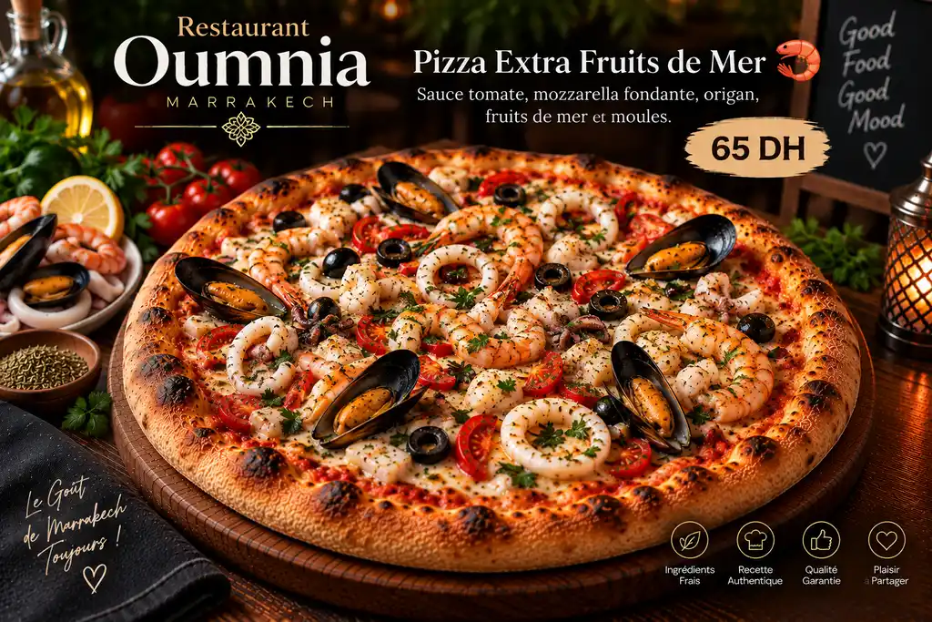 Pizza Extra Fruits de Mer 🦐