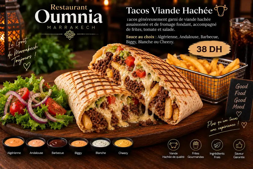 Tacos Viande Hachée 🥩🌮